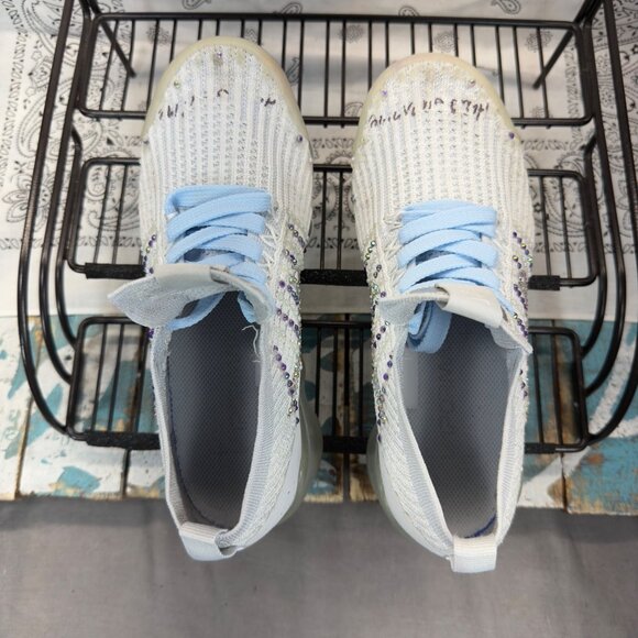 Nike Air VaporMax Flyknit 3 Grey Running Shoes Sneakers Women's Size 5.5 custom - Picture 10 of 10